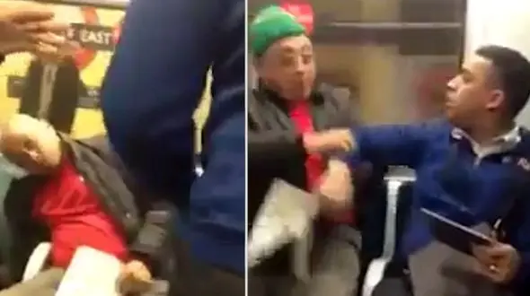 رفتار وقیحانه جوان مسافر  با پیرمرد در مترو + فیلم تکان دهنده