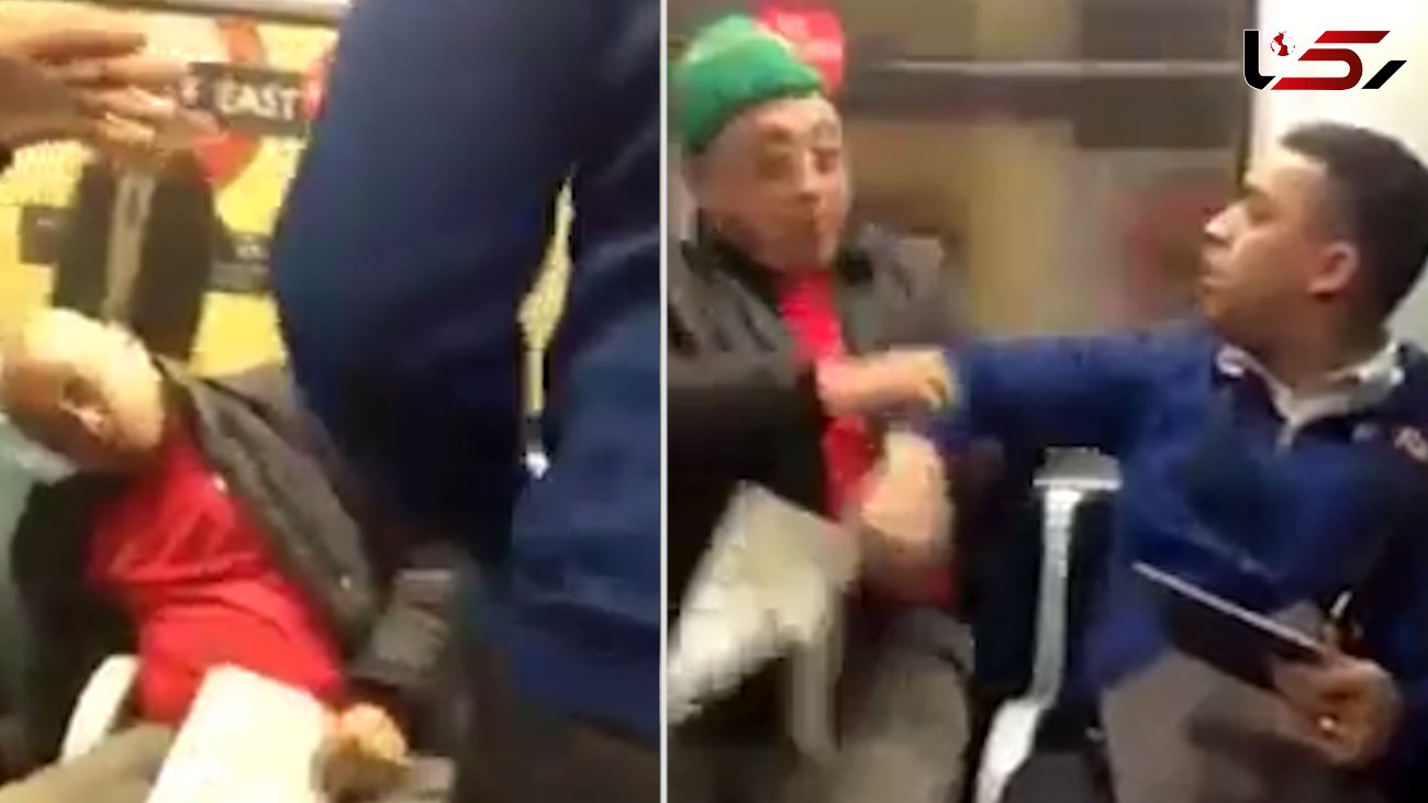 رفتار وقیحانه جوان مسافر  با پیرمرد در مترو + فیلم تکان دهنده