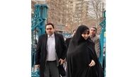 تصویری از دختر و داماد روحانی که دیروز در انتخابات شرکت کردند 