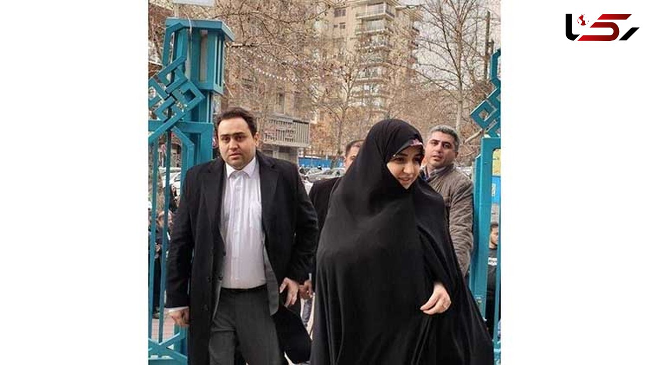 تصویری از دختر و داماد روحانی که دیروز در انتخابات شرکت کردند 