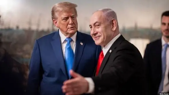 ترامپ و نتانیاهو : توافق کردیم با تمام قوا علیه ایران وارد عمل شویم