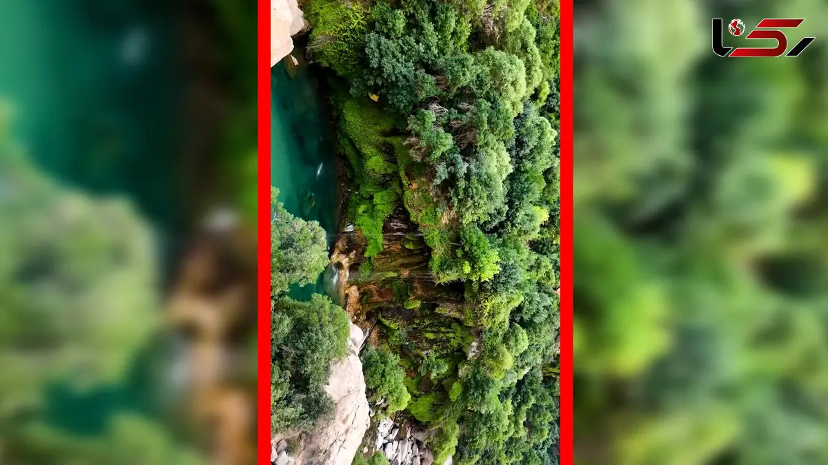 فیلم تصویر هوایی تنگ براق در استان فارس