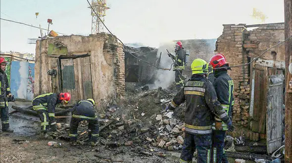 زنده زنده سوختن مرد تنها در آتش سوزی مشهد