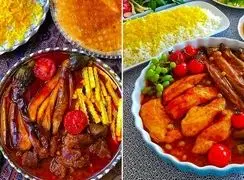 15 ایده خارق‌ العاده برای سرو خورشت بادمجان در میزهای مجلسی