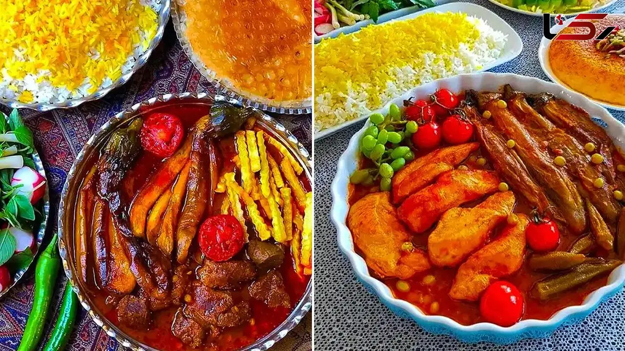 15 ایده خارق‌ العاده برای سرو خورشت بادمجان در میزهای مجلسی