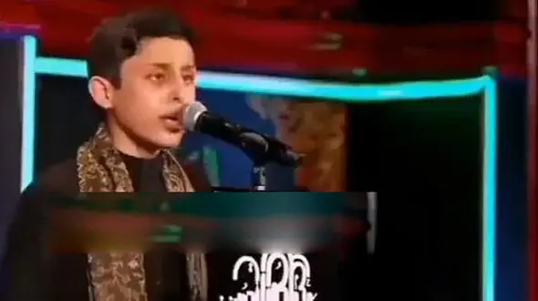 فیلم لحظه مرگ تلخ مداح نوجوان هنگام نوحه خوانی 