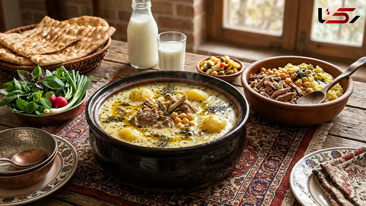 طرز تهیه آبگوشت دوغ‌ دار اراکی؛ طعمی اصیل از دل آشپزی سنتی ایران
