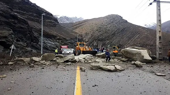 ریزش کوه مرگبار در جلفا