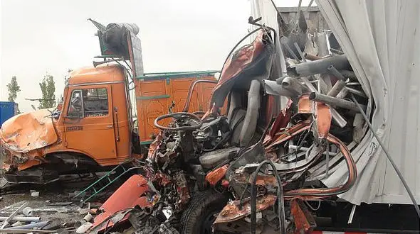 تصادف خونی ابرماشین ها