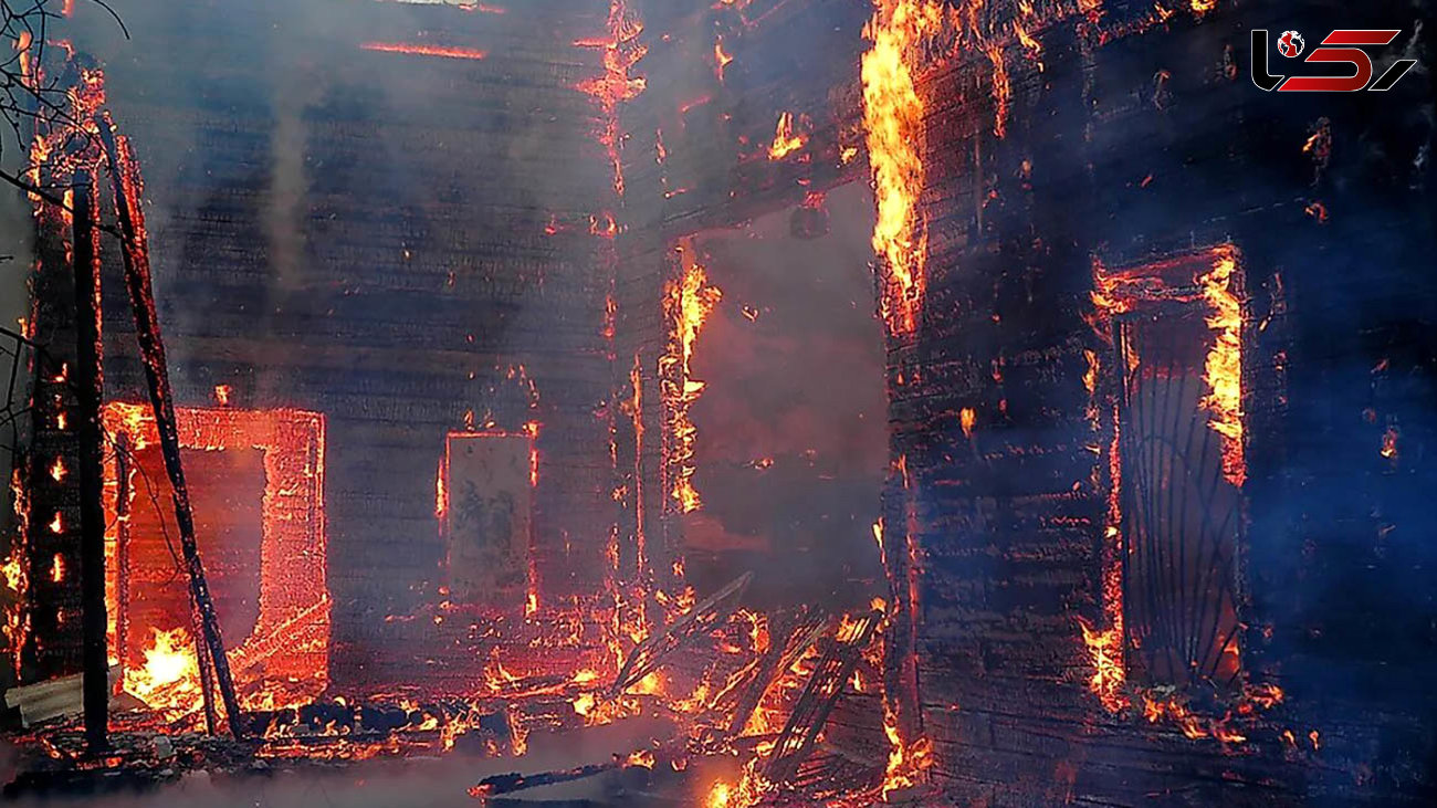 آتش‌ سوزی وحشتناک در پشت‌ بام + فیلم