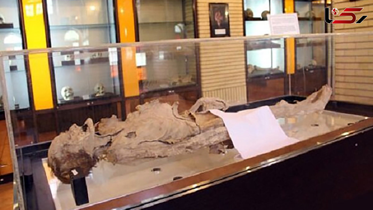 عکس جسد مومیایی که در یزد کشف شد