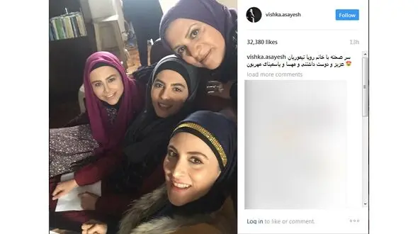 عکسی از بازیگران در  پشت صحنه دیوار به دیوار + عکس