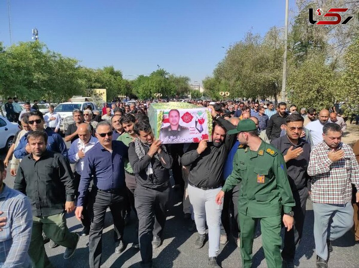 پیکر شهید مدافع وطن در دزفول تشییع شد