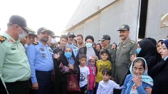 بازدید رئیس جمهور از پایگاه شهید نوژه همدان + فیلم