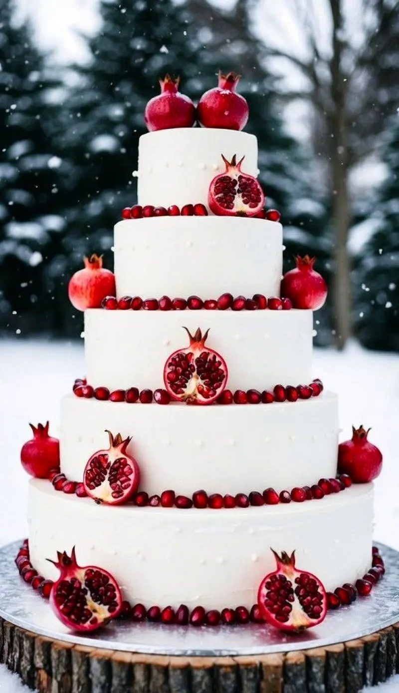 مدل کیک شب یلدا | 30 مدل کیک شب یلدا ۱۴۰۴ برای عروس و مهمانی که میز یلداتو لاکچری و دیدنی میکنه!