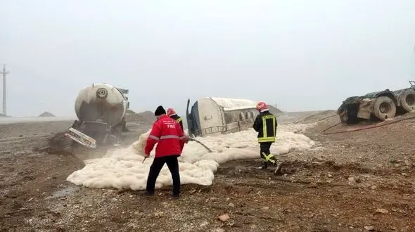 وحشت انفجار سوخت هواپیما در کرمانشاه + فیلم و عکس