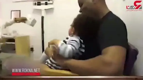 روش جالب یک پزشک هنگام آمپول زدن به خردسالان + فیلم