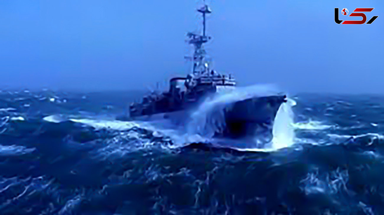 ببینید / اقیانوس از نگاه خدمه کشتی به هنگام طوفان + فیلم 