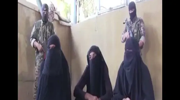 دستگیری داعشی‌ها با لباس زنانه + فیلم