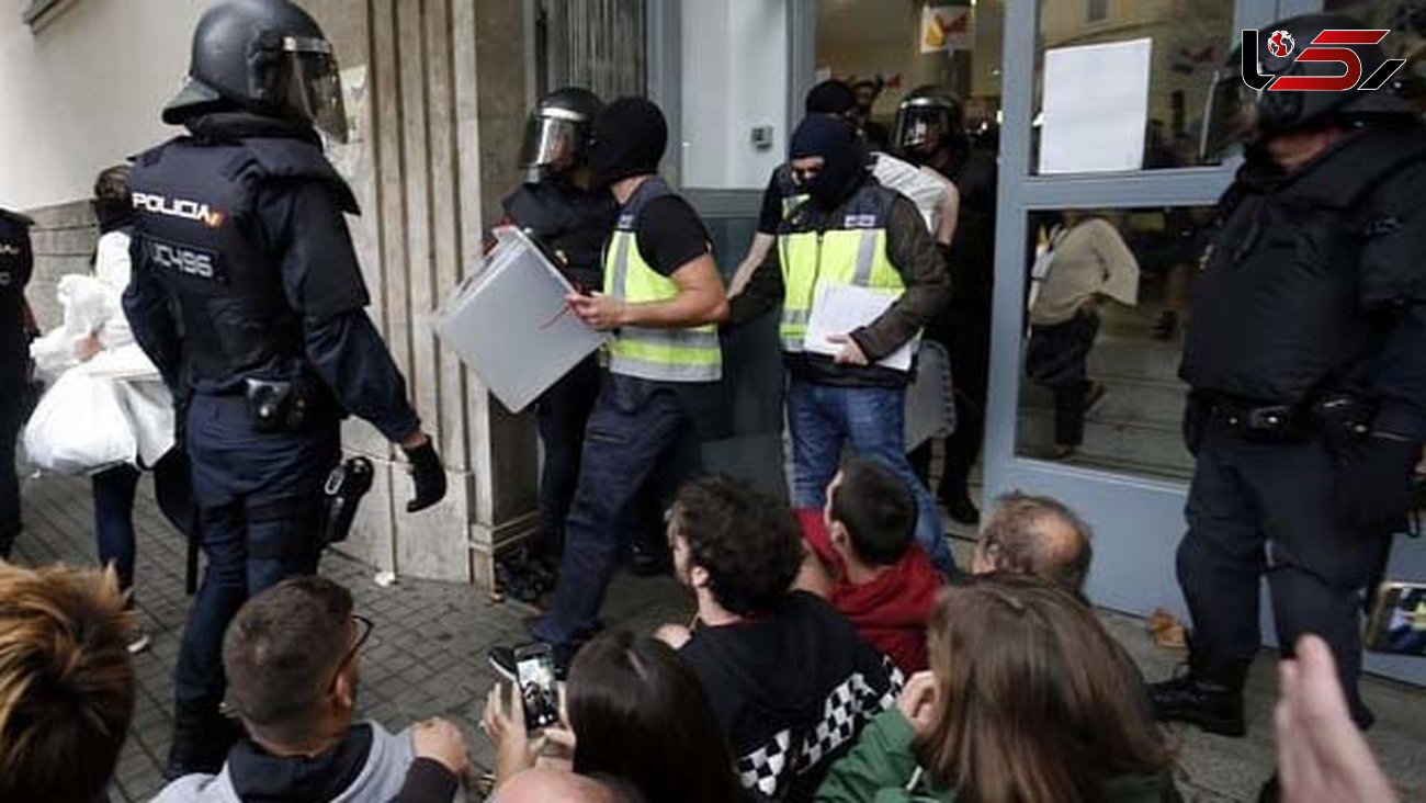 شروع درگیری در کاتالونیا/ زخمی شدن 40 تن در تظاهرات اسپانیا