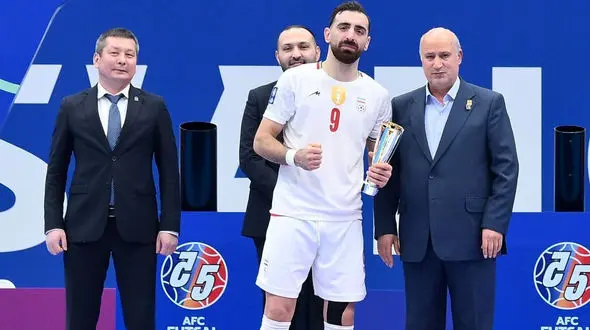 عباسی ارزشمندترین بازیکن جام ملت‌های فوتسال آسیا معرفی شد