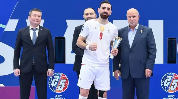 عباسی ارزشمندترین بازیکن جام ملت‌های فوتسال آسیا معرفی شد
