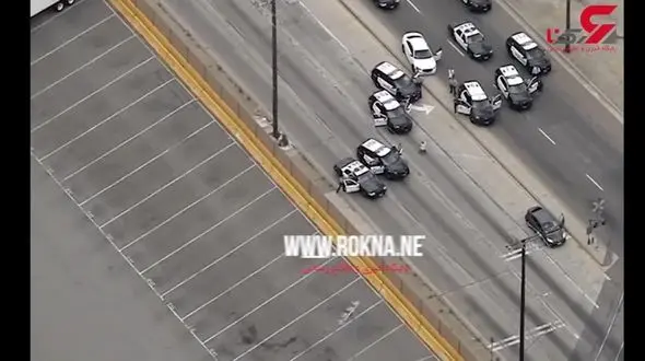 فیلم مستند از تعقیب و گریز و درگیری مسلحانه پلیس با یک تبهکار 