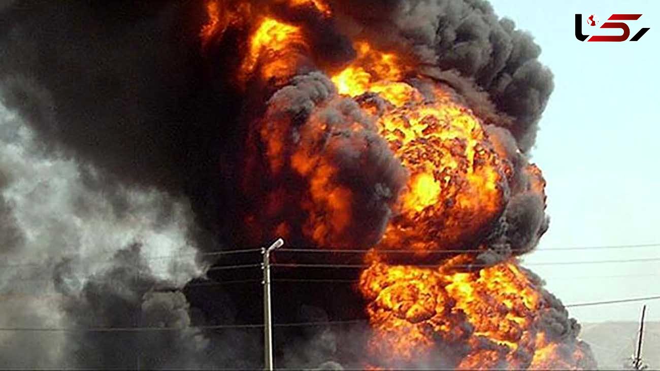 ببینید / مهار آتش‌سوزی در پالایشگاه نفت در اربیل عراق!