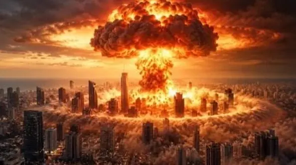 نتانیاهو با هوش مصنوعی، انفجار هسته‌ای در اسرائیل را به تصویر کشید