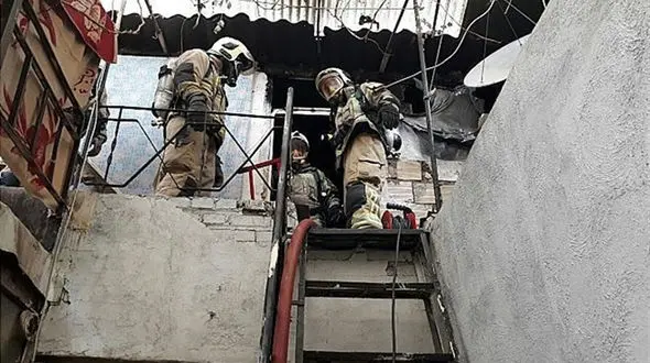 آتش که خاموش شد آتش نشان های تهرانی جسد یک مرد را یافتند+ عکس