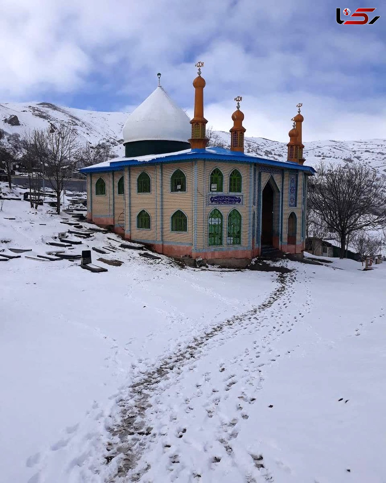 بیشترین برف امسال در این نقطه ایران بارید + عکس