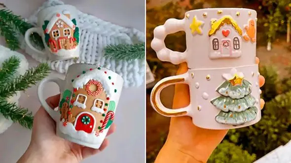 جدیدترین مدل‌ های ماگ سفالی کریسمسی؛ خاص‌ ترین انتخاب‌ ها