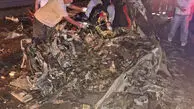تصادف مرگبار در جاده لوشان/ 4 سرنشین MVM در آتش سوختند