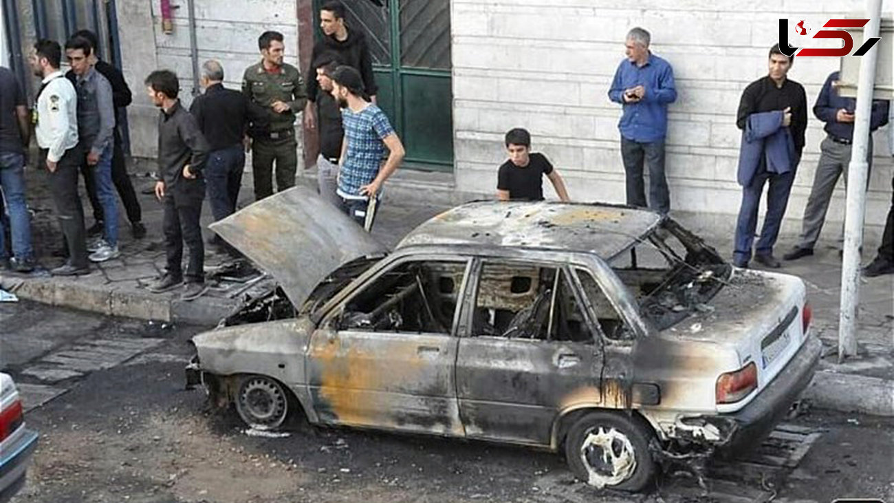 آتش سوزی 3 خودرو در جنوب تهران / آتش نشانان جلوی یک فاجعه را گرفتند +عکس