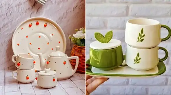 سرویس صبحانه خوری سرامیکی؛ 15 مدل جذاب و ترند برای دکوراسیون آشپزخانه