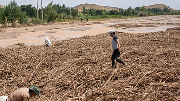 چوپان فداکار جان چند خانواده را از سیل مرگبار نجات داد 