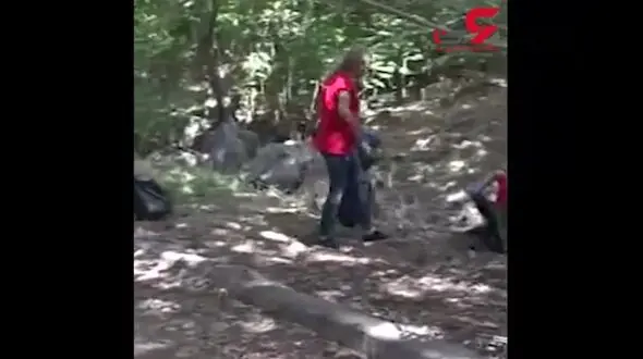 جمع آوری زباله در مناطق گردشگری ارمنستان +تصویر