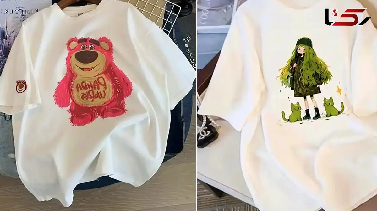 تیشرت‌ های لانگ دخترانه؛ تنوع رنگ و طرح برای تیپ شیک شما