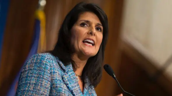 نیکی هیلی: ایران و چین پیروز می شوند آمریکا و متحدان آن می بازند