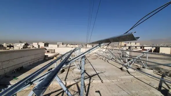 نصب نیروگاه خورشیدی و سامانه پایش آنلاین مصرف انرژی
