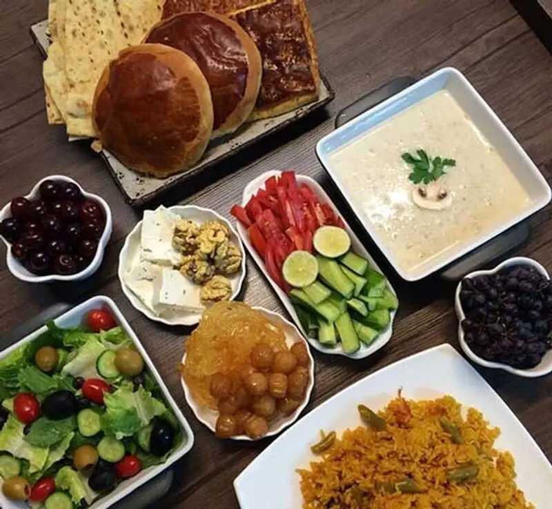 طراحی سفره های افطار