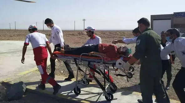 مرگ دردناک کودک 5 ساله در جاده دلیجان / هلیکوپتر امدادی از قم به پرواز در آمد