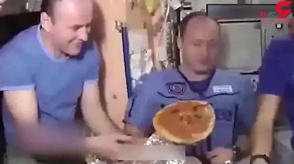 آشپزی به شیوه ای متفاوت در ایستگاه فضایی بین‌المللی + فیلم