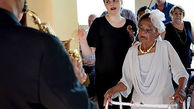 مراسم ازدواج عروس 106 ساله / او می گوید عاشق داماد شده است و ..! +تصاویر 