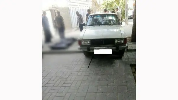 ‌پیکان صاحبش را در همدان زیر کرد + عکس جنازه و صحنه مرگ