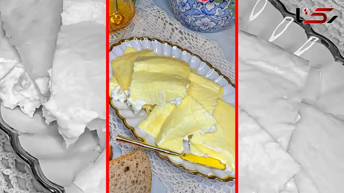 فیلم طرز تهیه سر شیر با خامه غلیظ