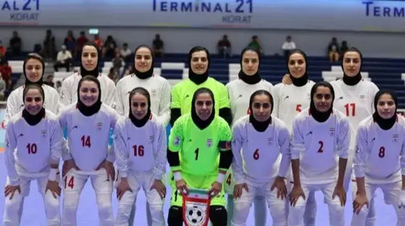 برد پرگل زنان فوتسال ایران مقابل ازبکستان در دومین گام