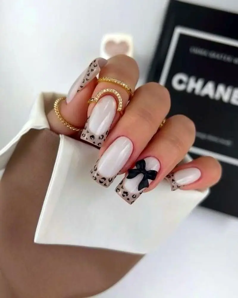 لاک فرنچ پلنگی