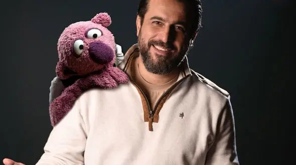 عکس زن زیبا و دختر ملوس محسن کیایی مجری برنامه 1001 ! / عاشقانه خانوادگی کنار رویا میرعلمی