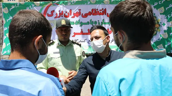 فیلم گفتگو با 2 جوان تهرانی که در بازداشت پلیس هم شاد بودند +عکس